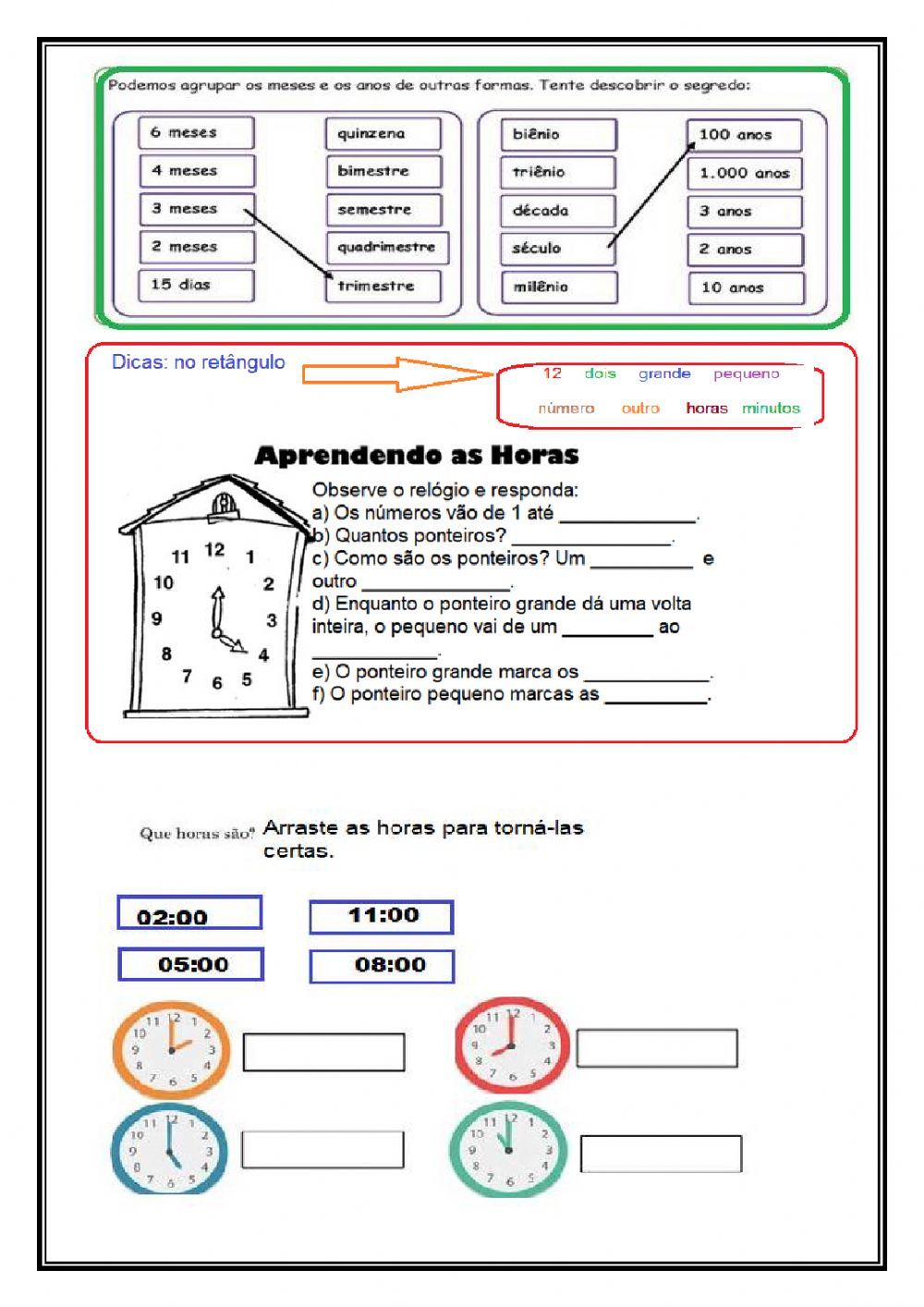 Medidas de tempo