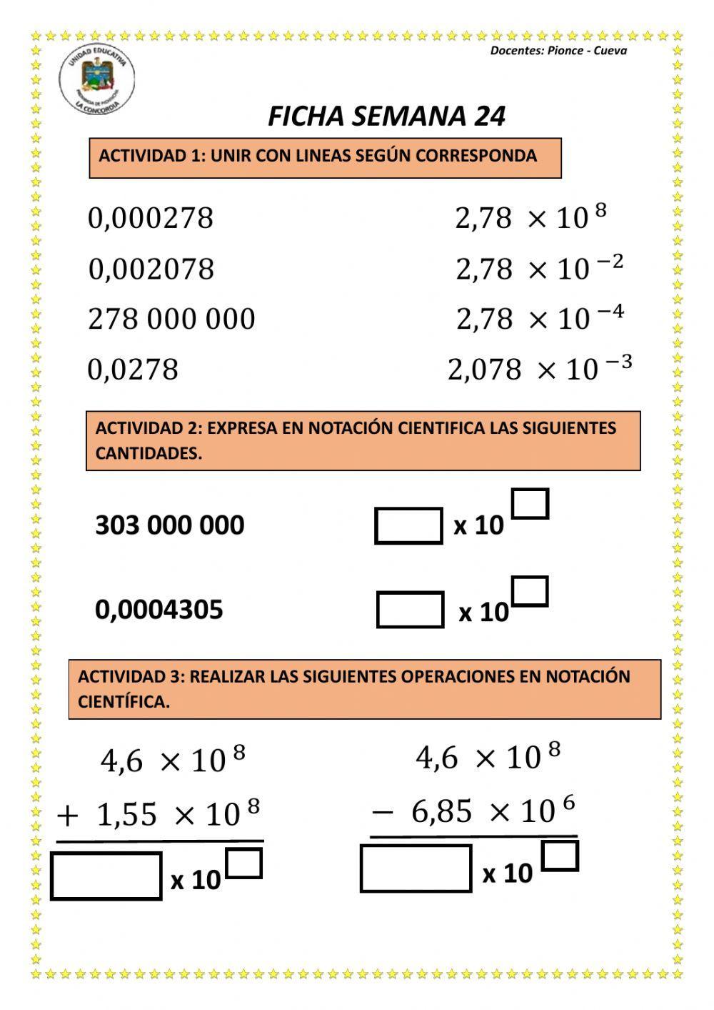 Notación científica