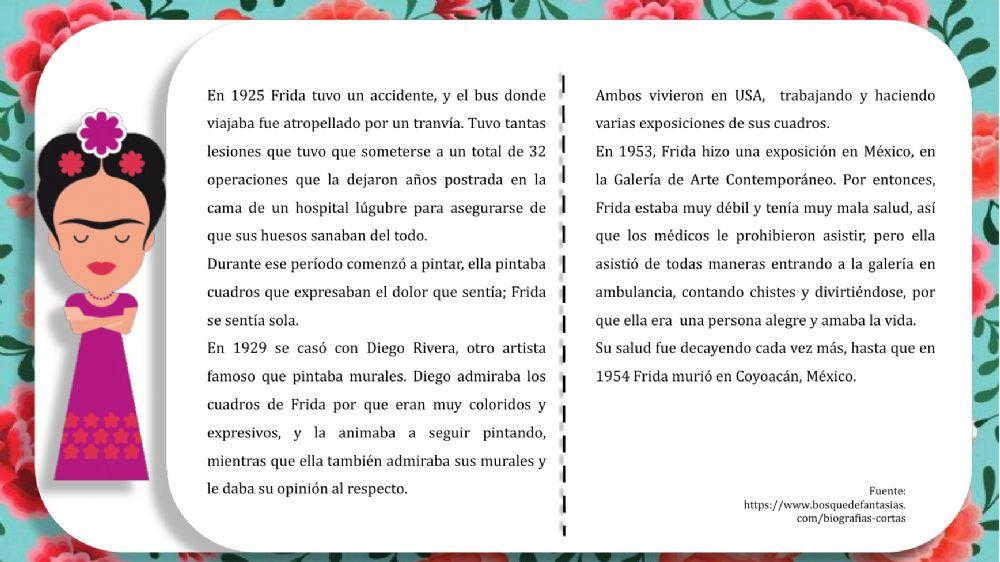 Textos narrativos y descriptivos