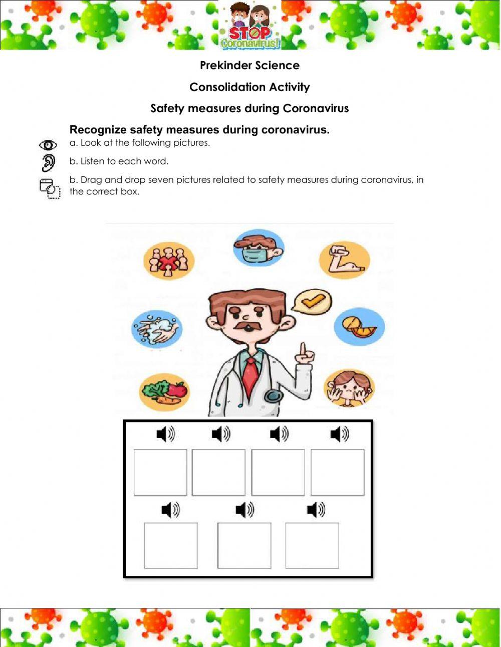 Safety Measures during Coronavirus