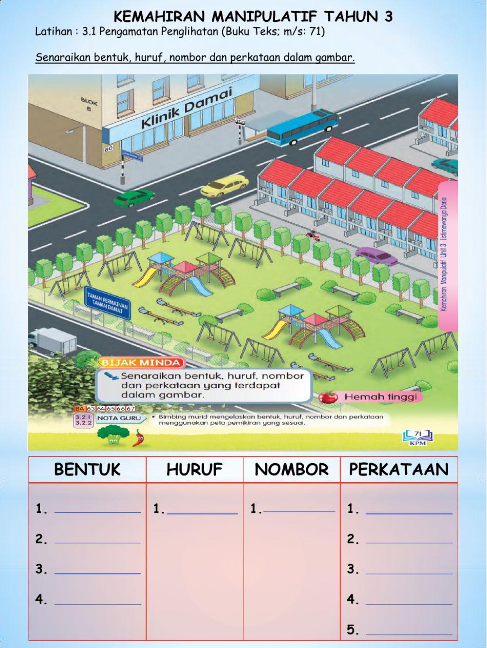 3. Pengamatan Penglihatan (Mata)