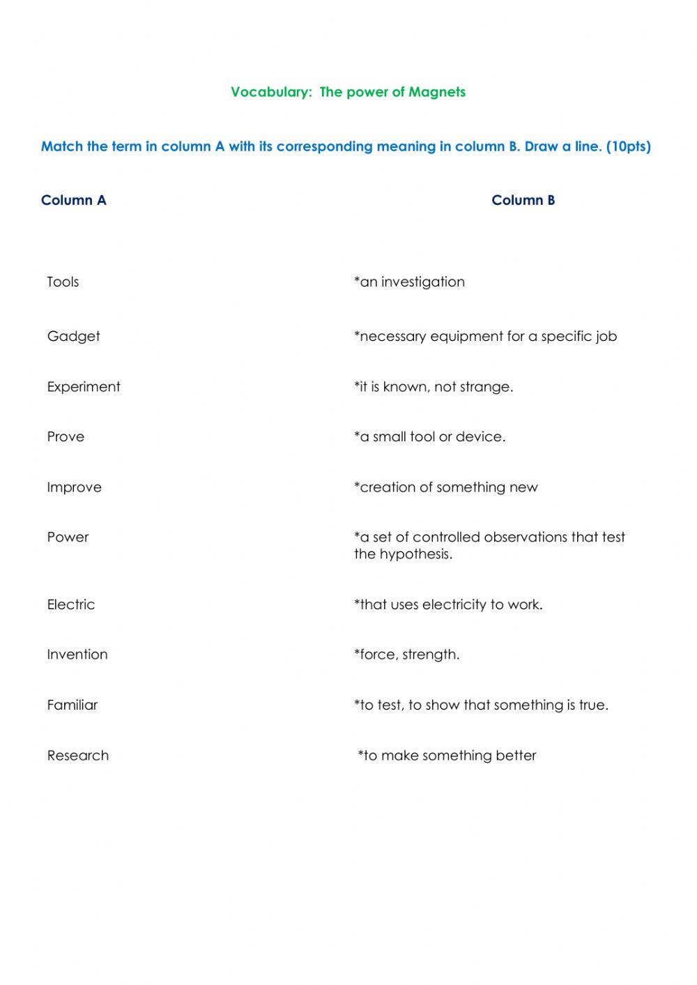 Spelling List-27  Match