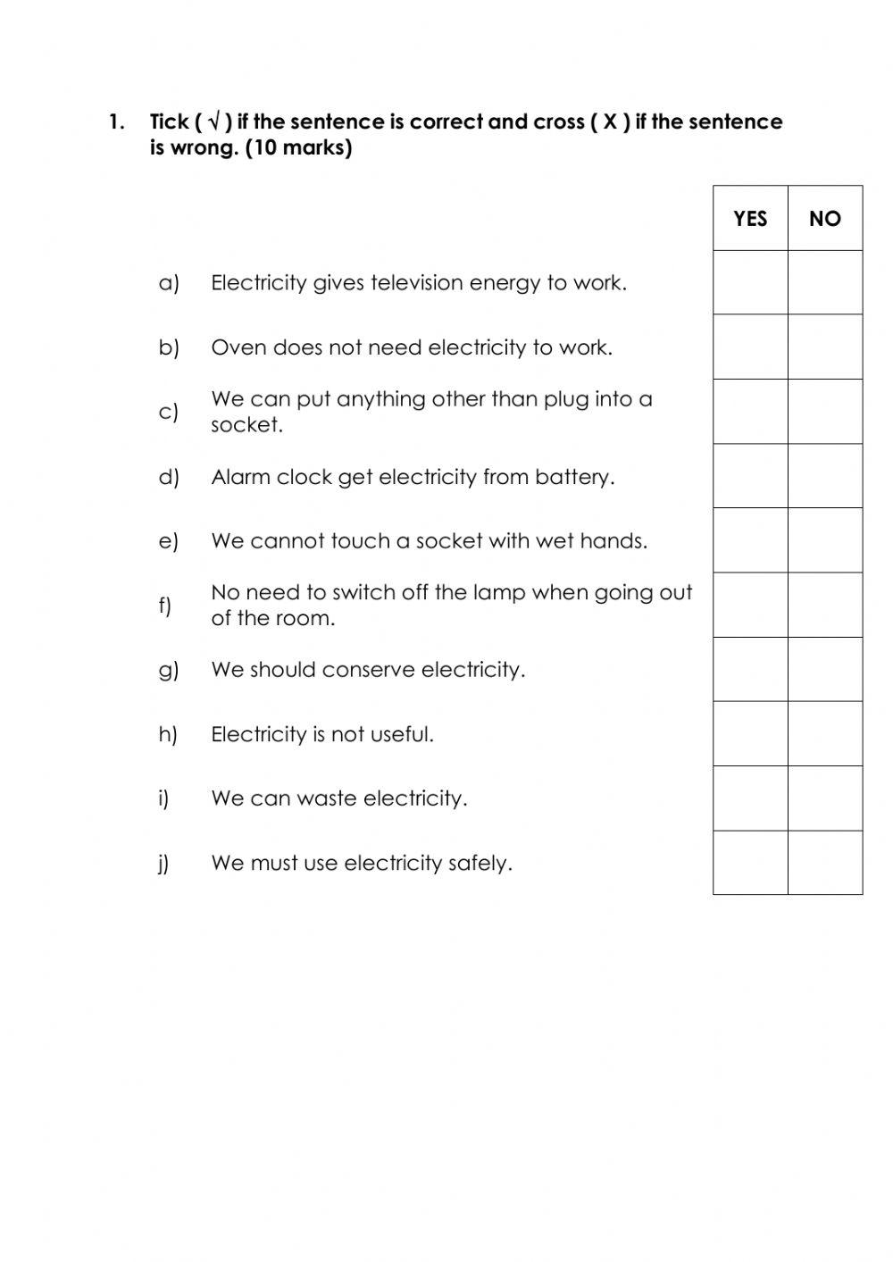 483985 electricity noorfadhilah liveworksheets