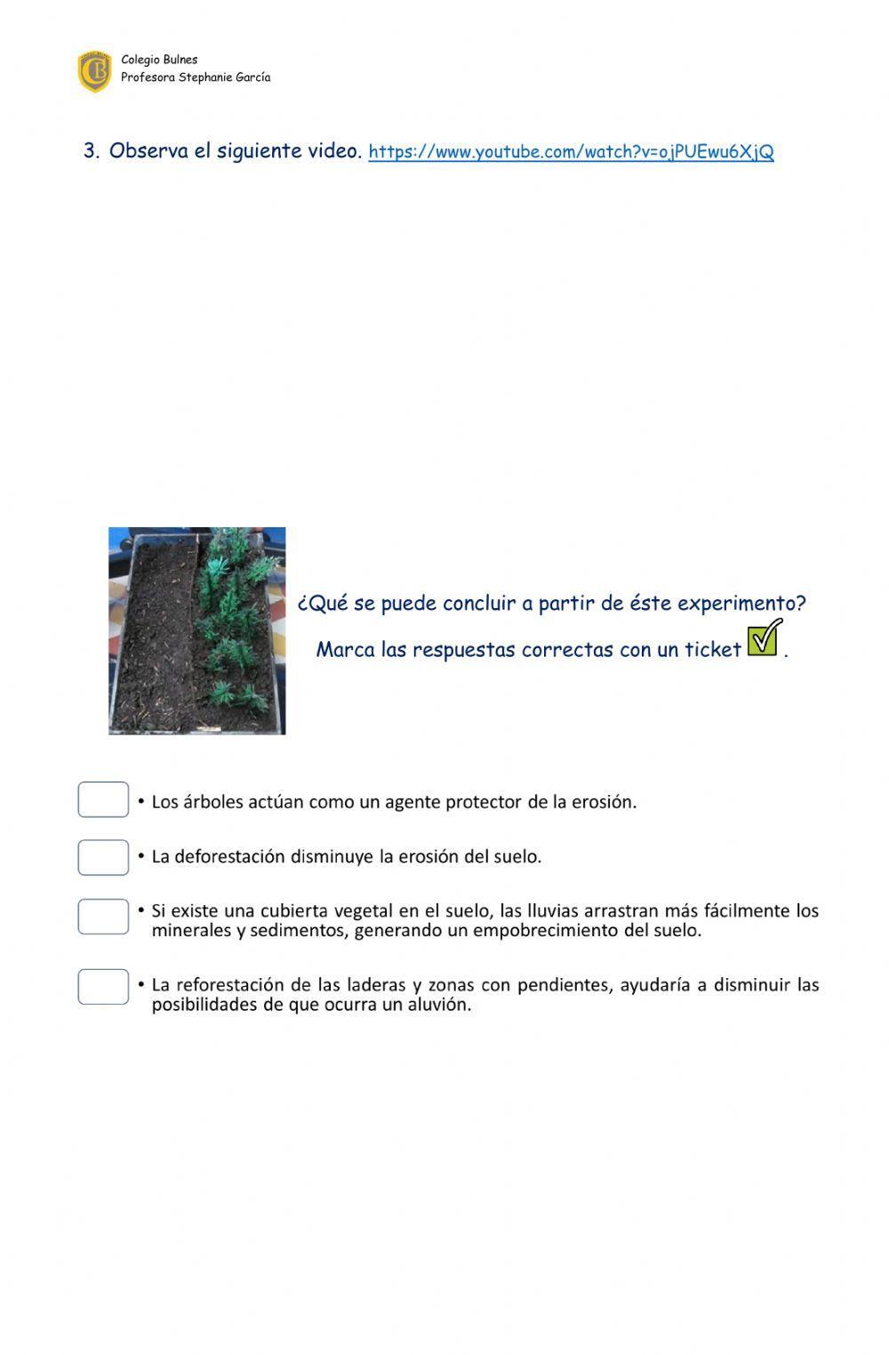 Guía La erosión del suelo