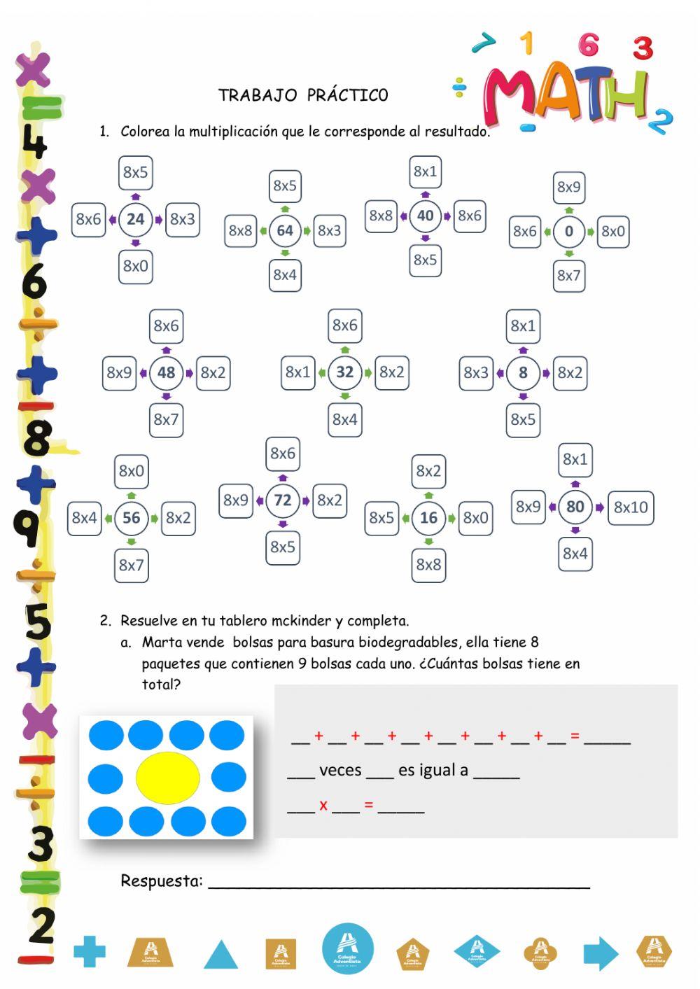 Multiplicación por 8