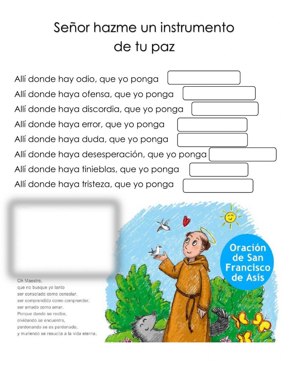 San Francisco de Asís- hombre de paz