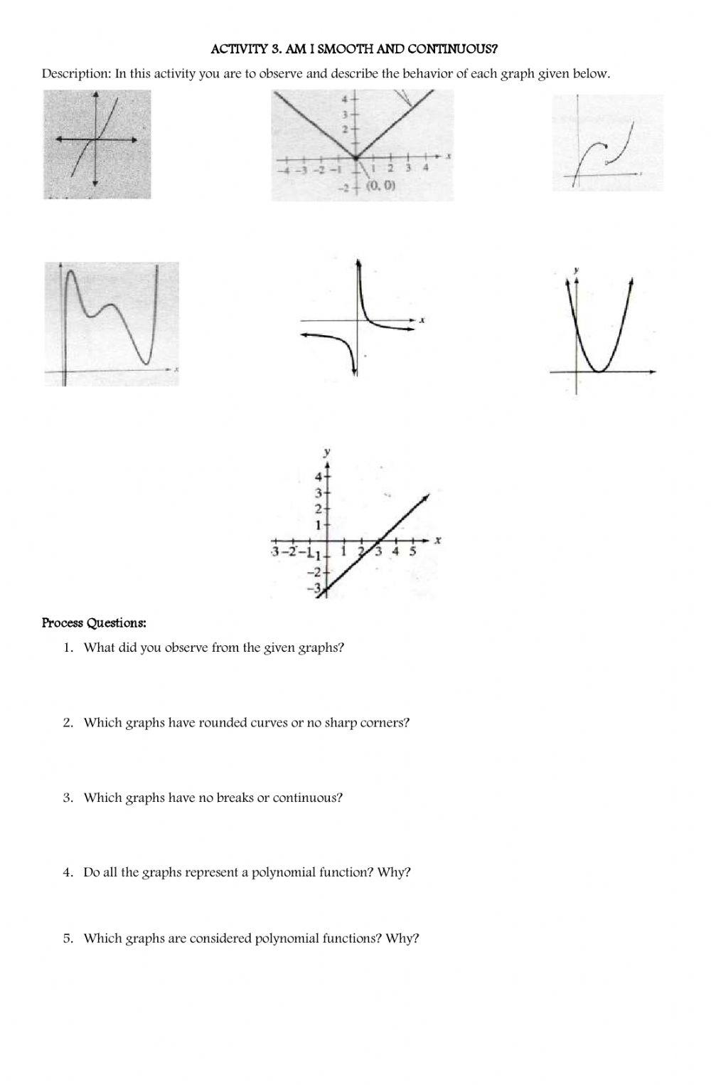 Math 10 - Polynomial Function interactive worksheet | Live Worksheets