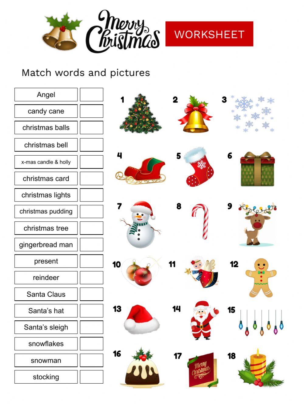 Christmas vocabulary