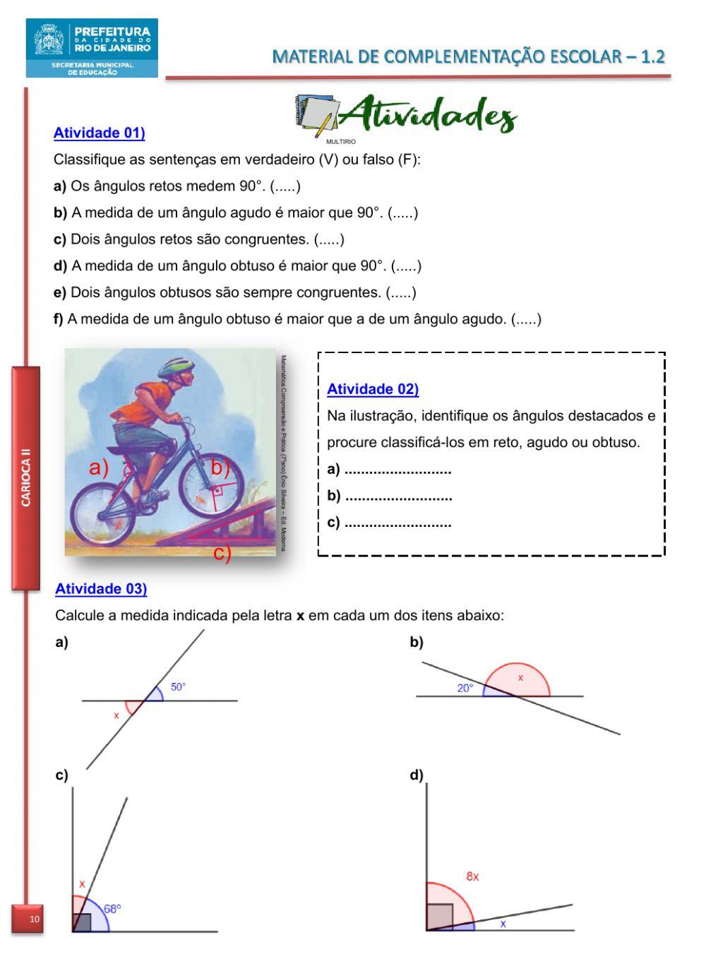 Carioca II - MCE - 26-10 - ALUNO - Matemática