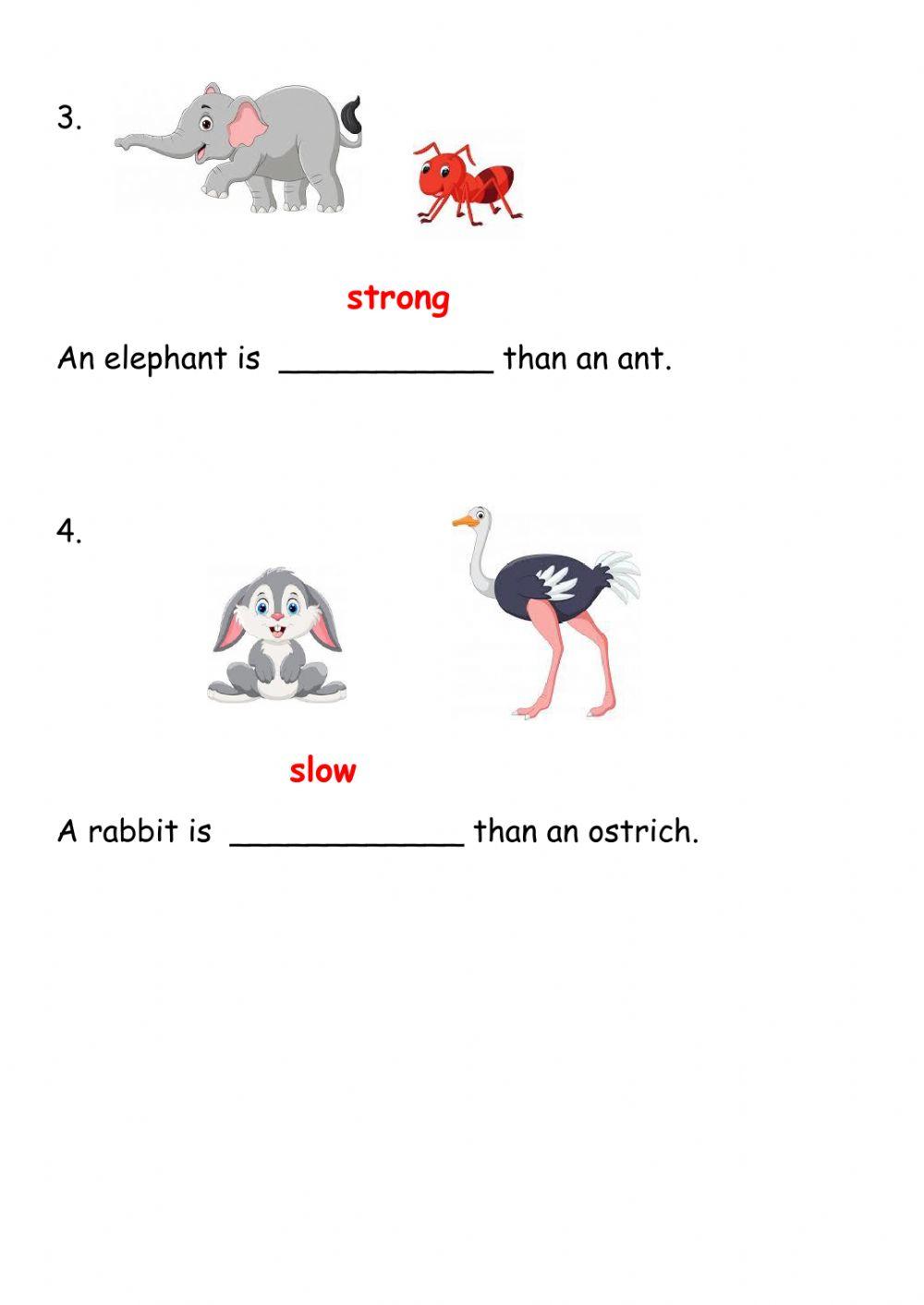 Comparative Adjectives