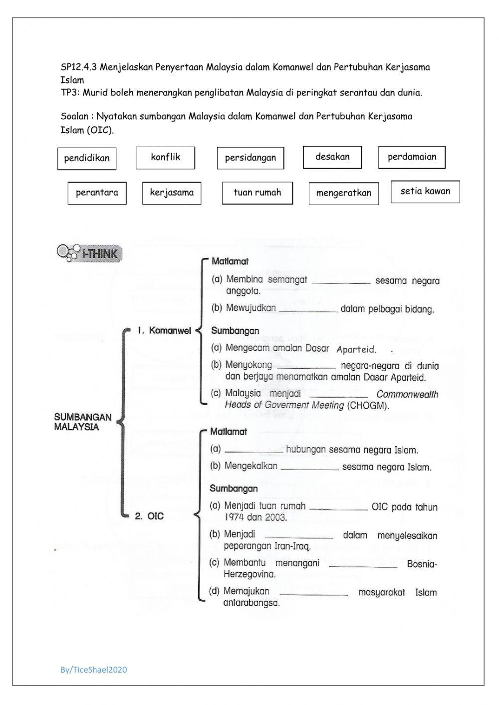 Malaysia dengan Komanwel dan OIC