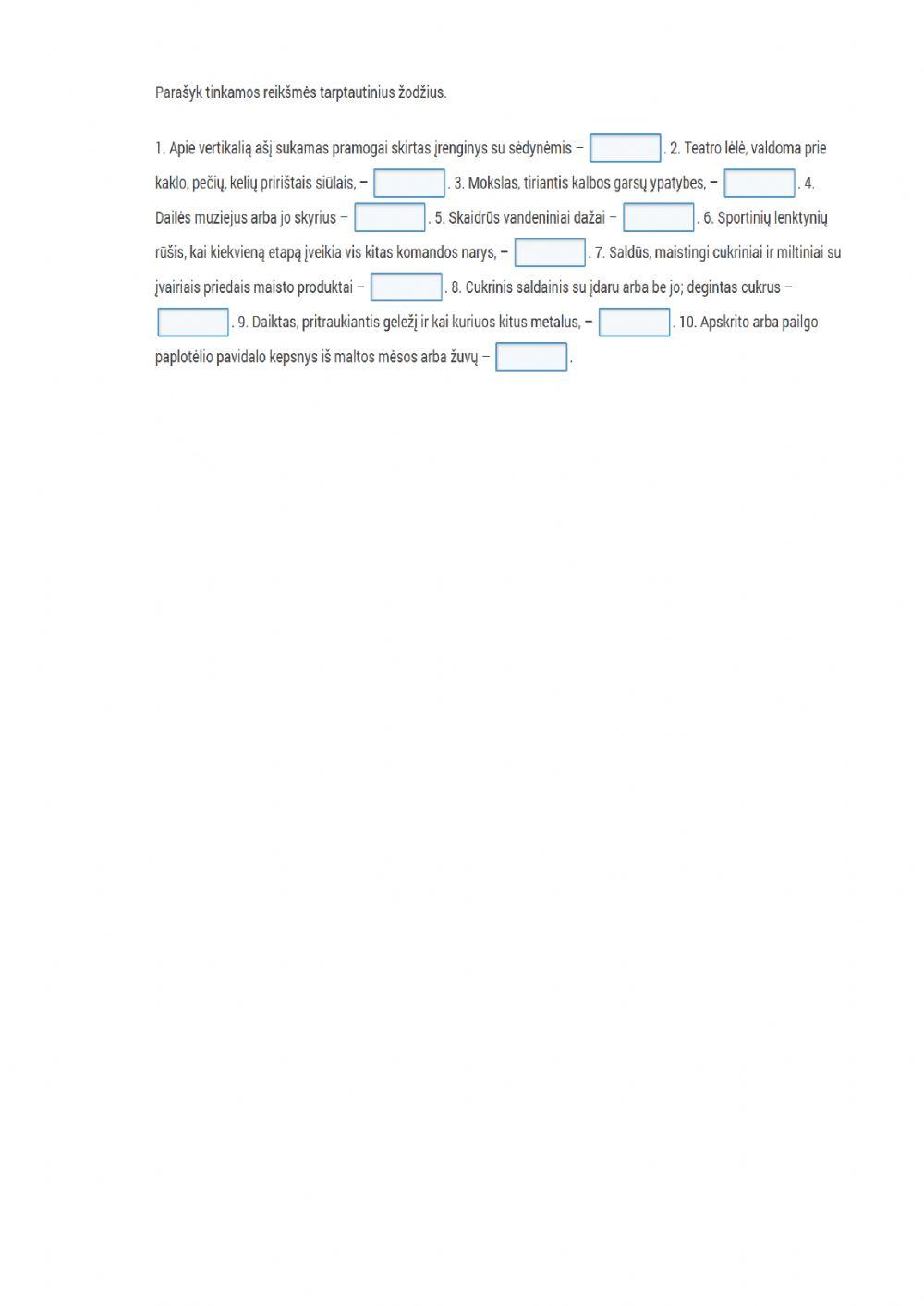 E-ia rašyba tarptautiniuose žodžiuose