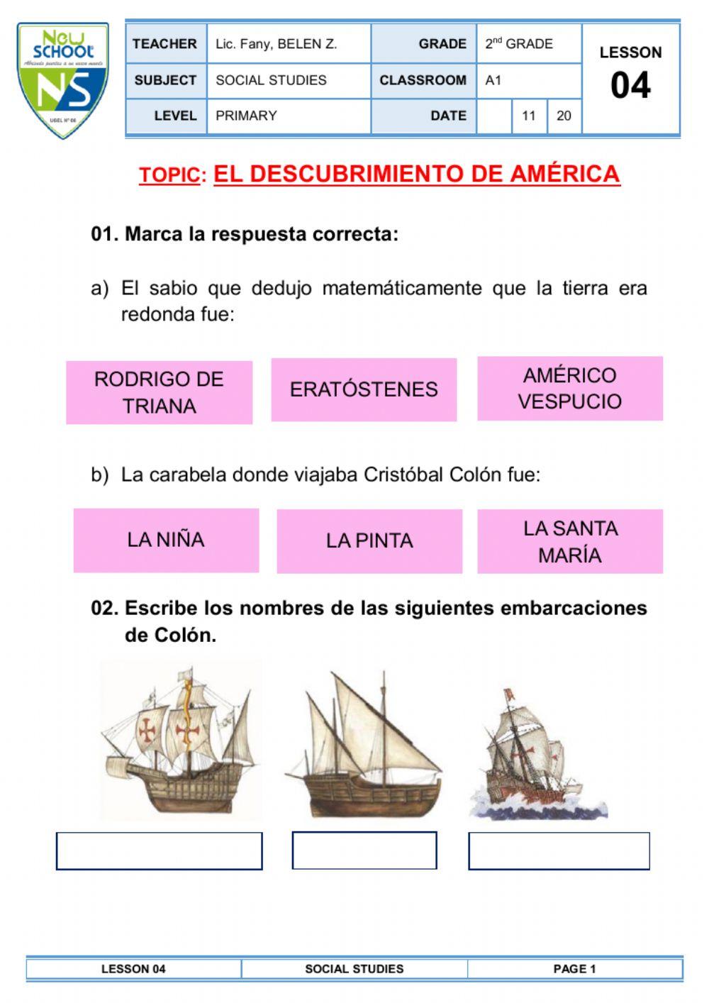 El Descubrimiento de América