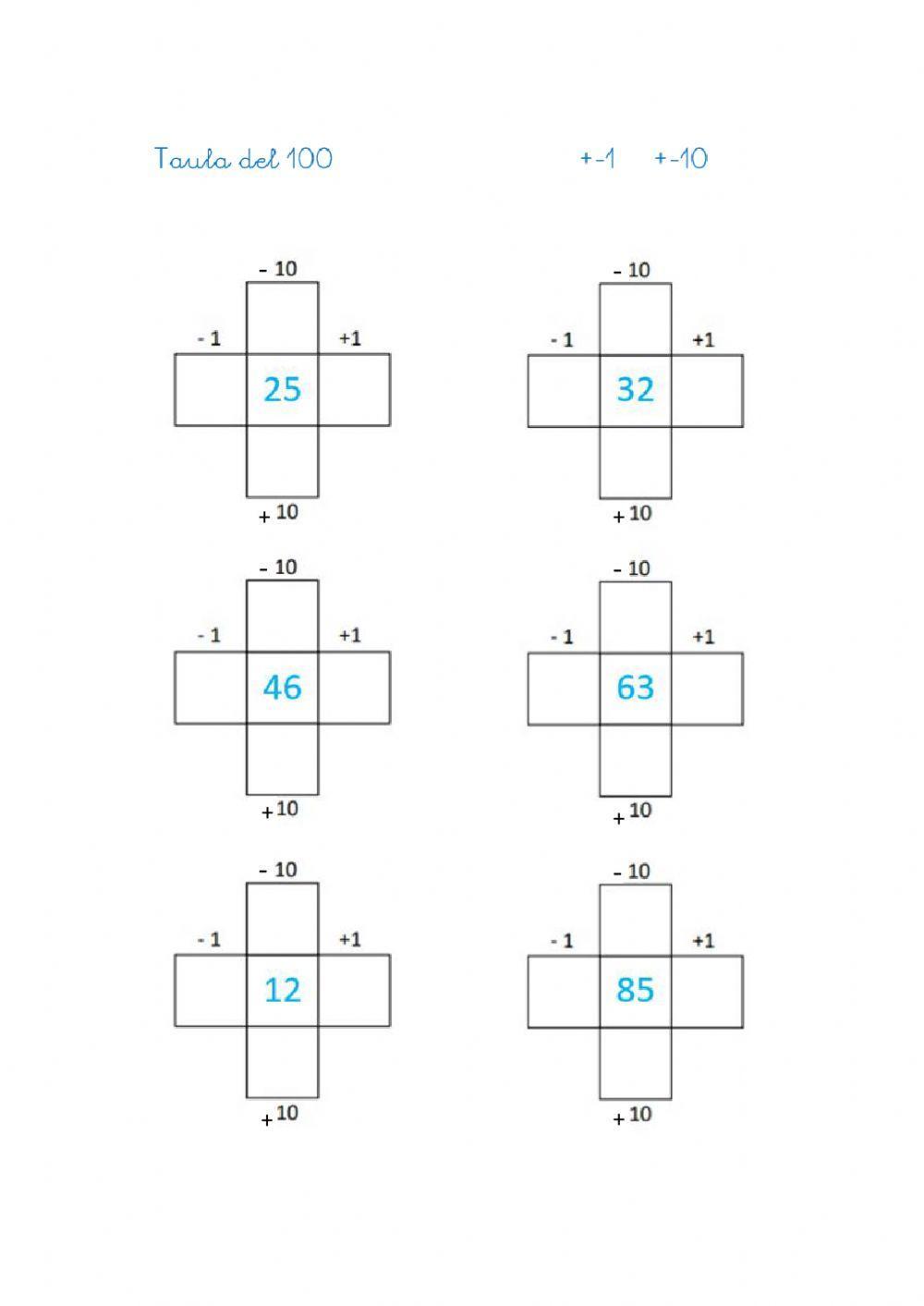 Taula del 100