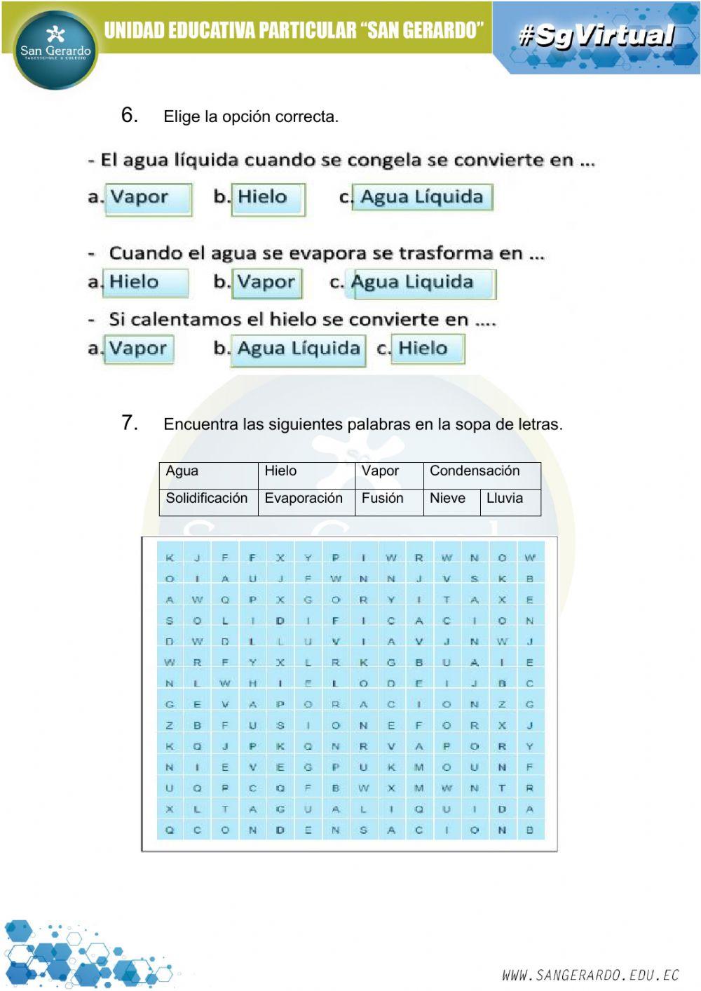 Reforzando contenidos 1P