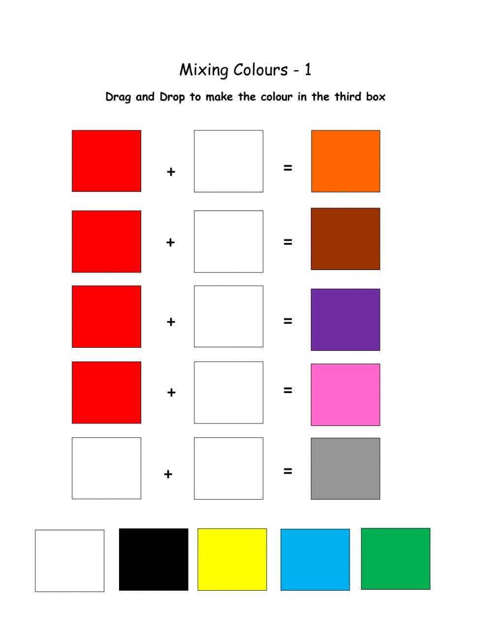 Mixing Colours - 1