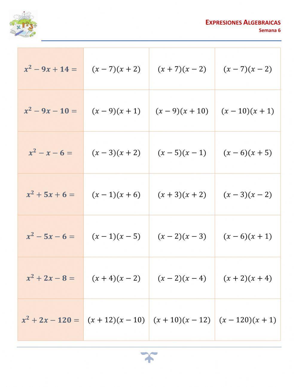 II.3.4.Trinomio x2+bx+c