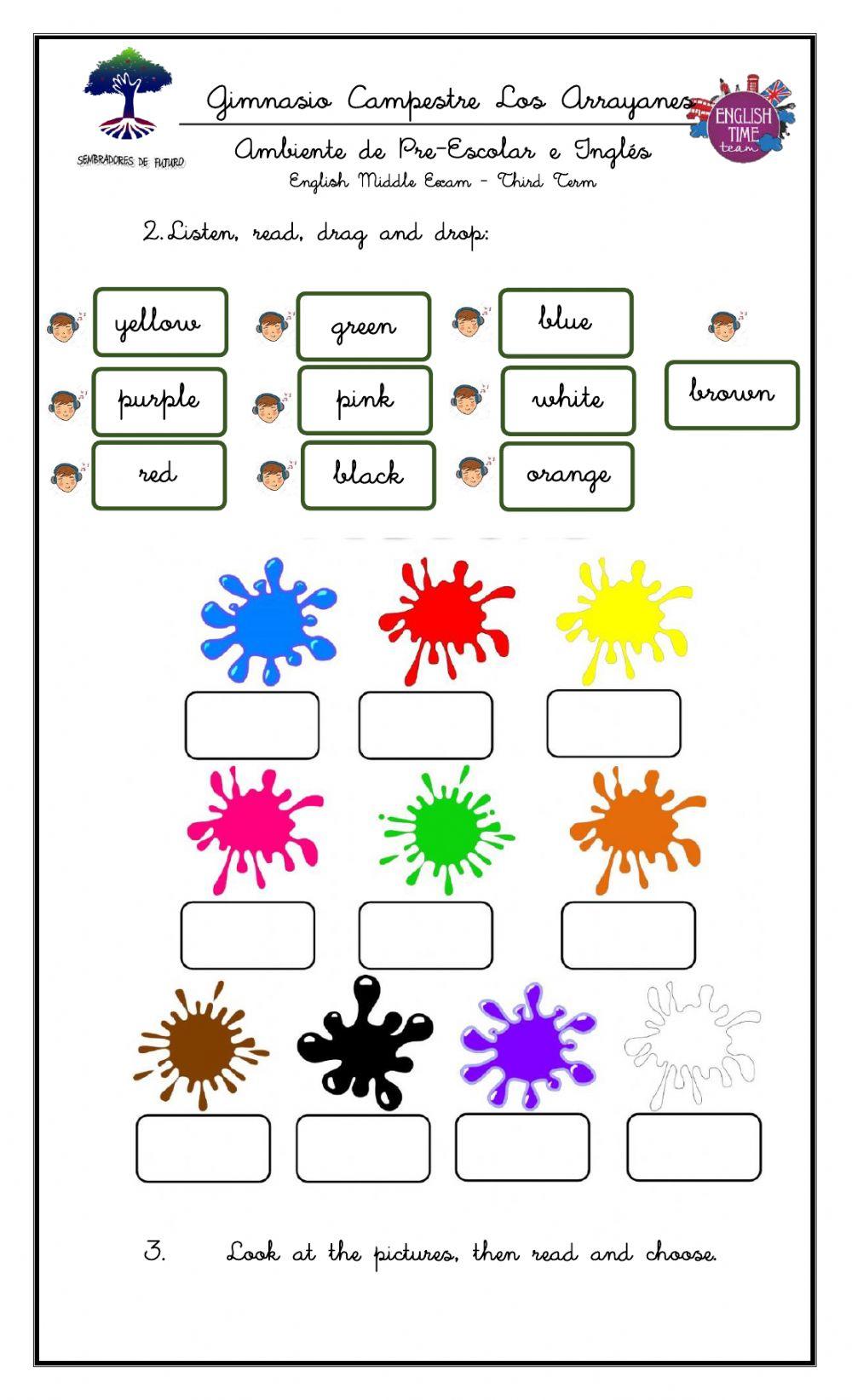 English - Third Term Final Exam Transition