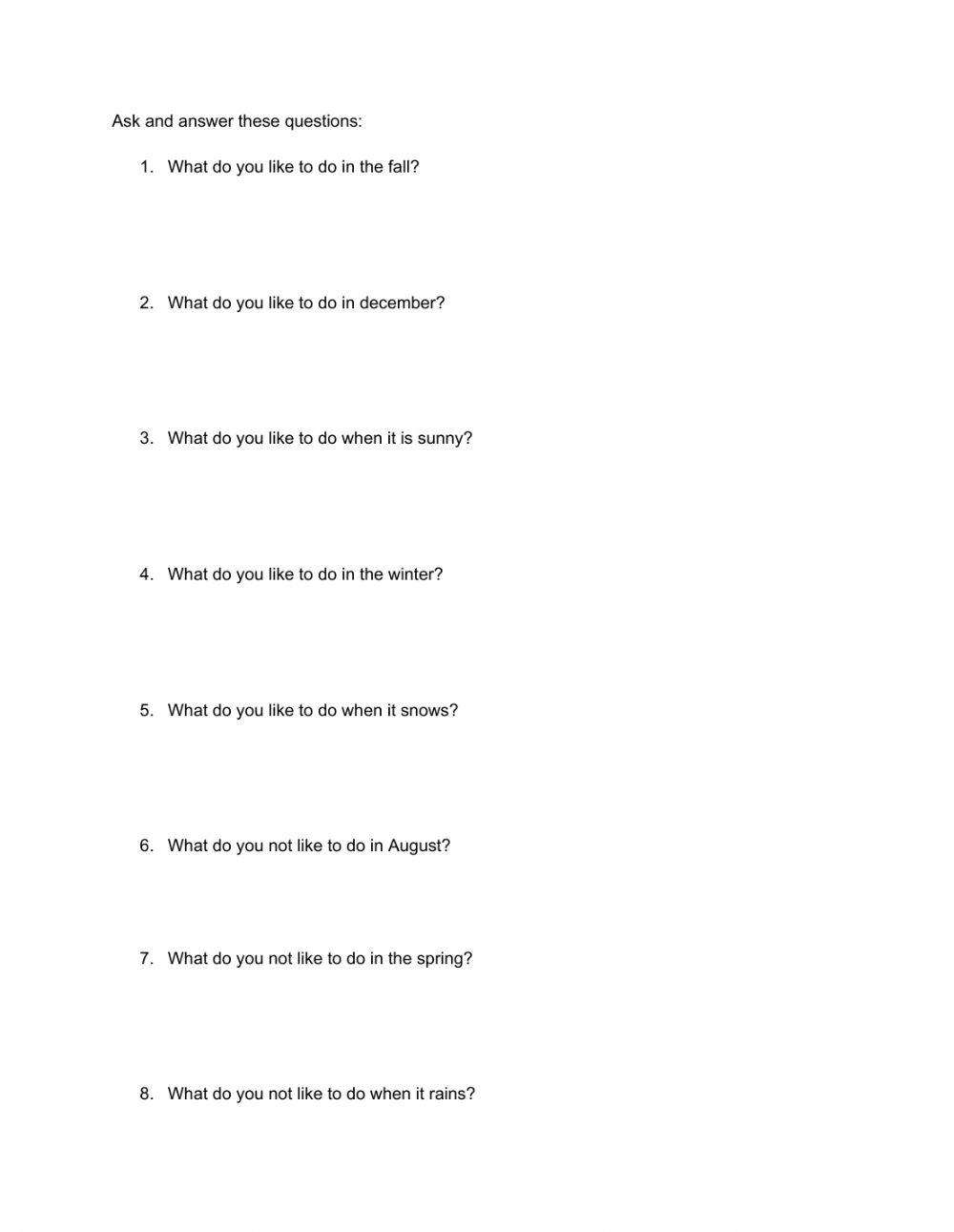 485888 | Ask and Answer | hadenjara829 | LiveWorksheets