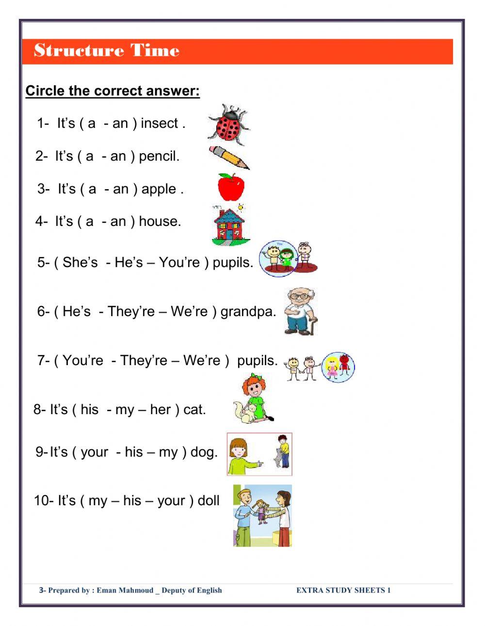 Oxford discover Unit 1 Part 2