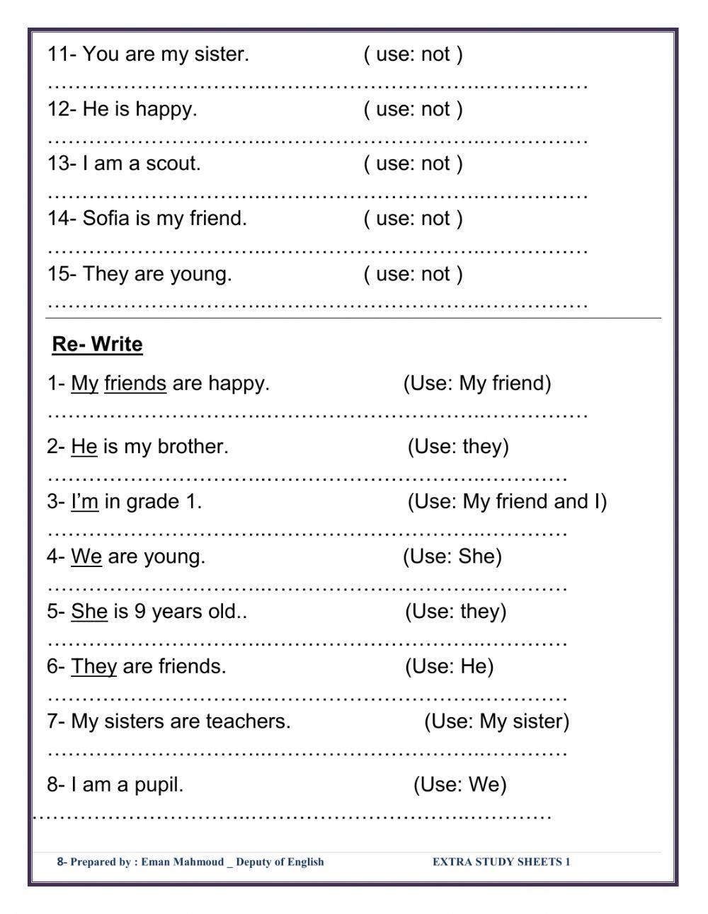 Oxford discover Unit 1 Part 2
