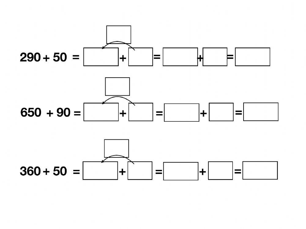 Sumas Centenas con decenas más decenas