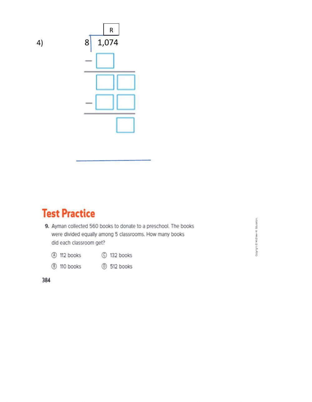 Divide greater number