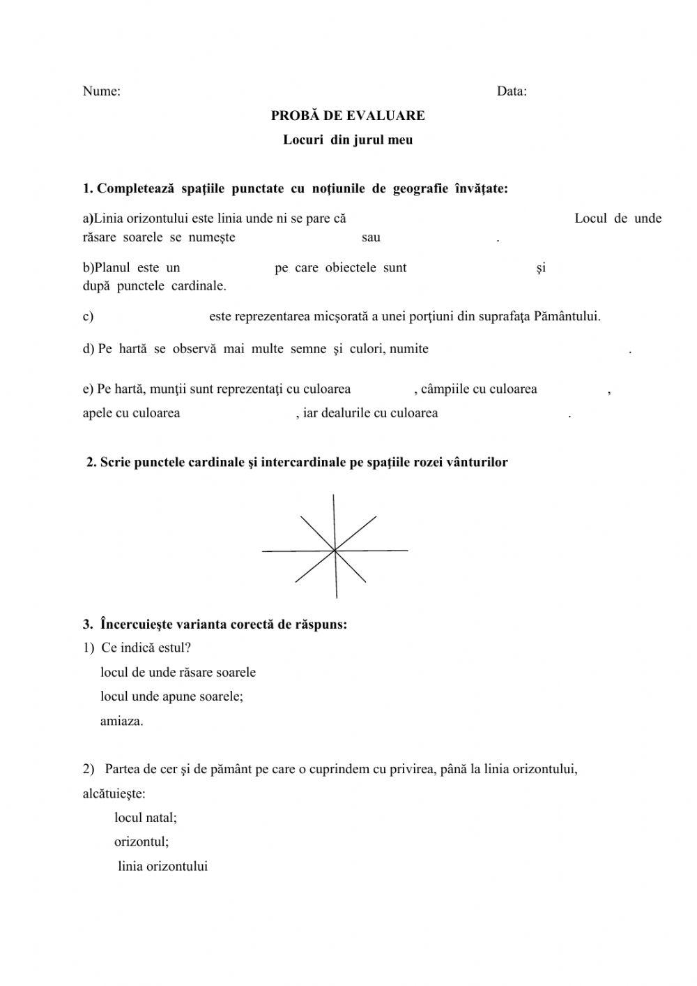 Locuri din jurul meu