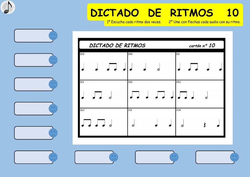 DICTADO DE RITMOS 10