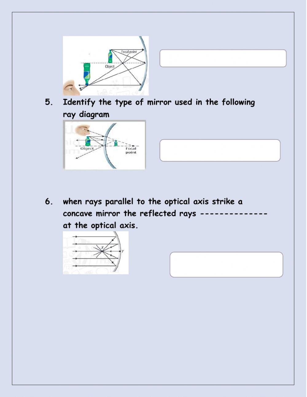 Ray Diagram Worksheet With Answers Pdf