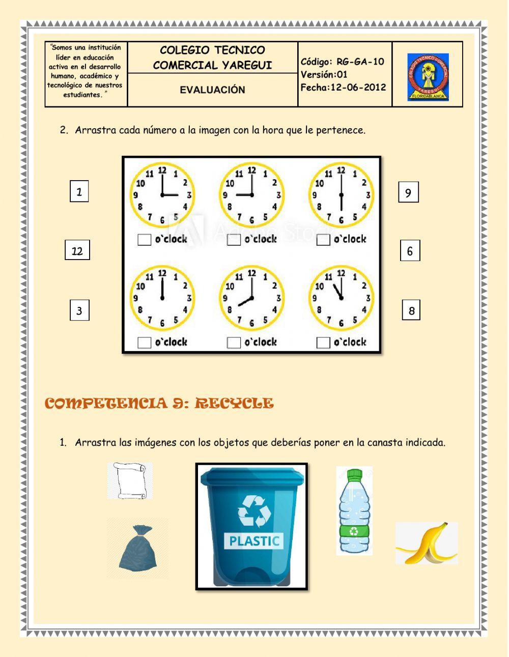 Acumulativo de inglés