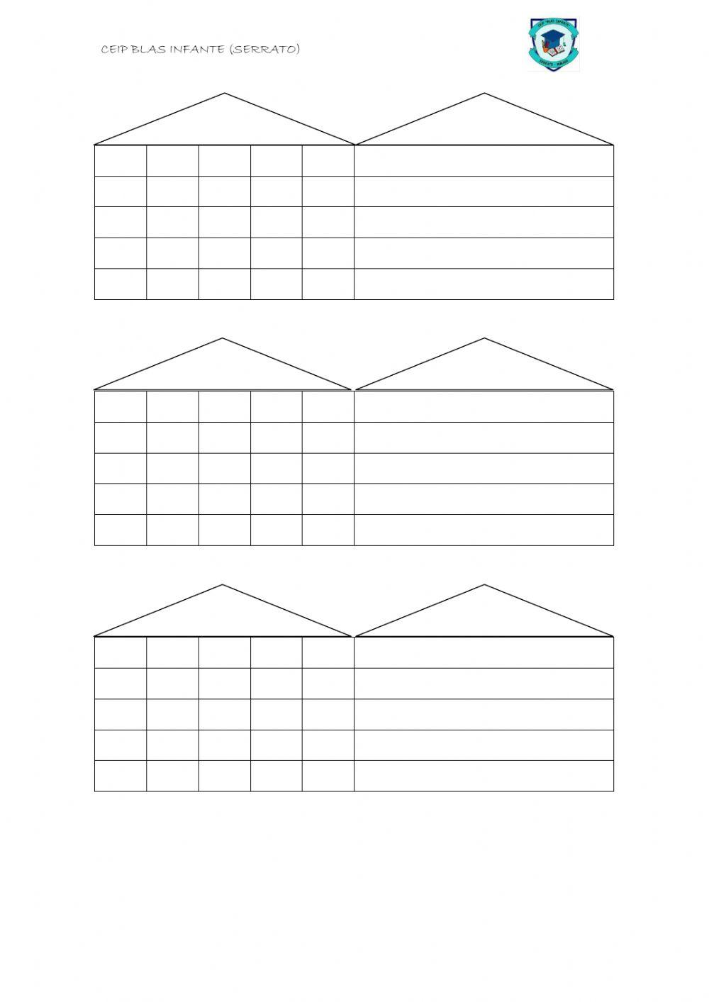 Adosados para descomponer ABN