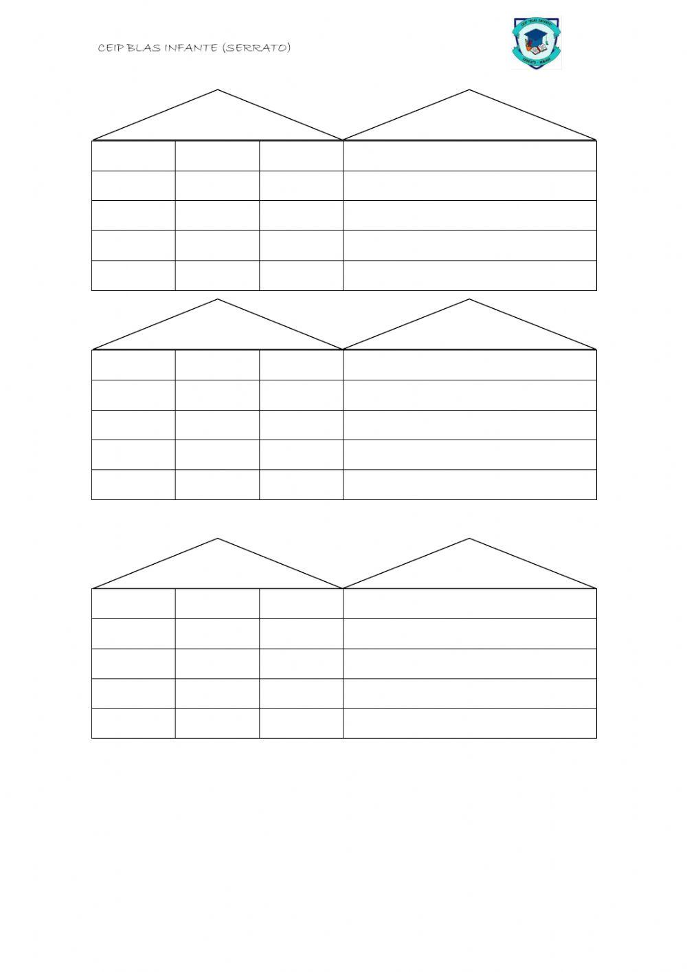 Adosados para descomponer ABN