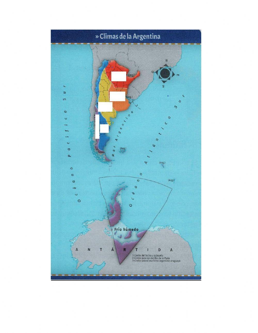Trabajo Práctico: Climas de Argentina.