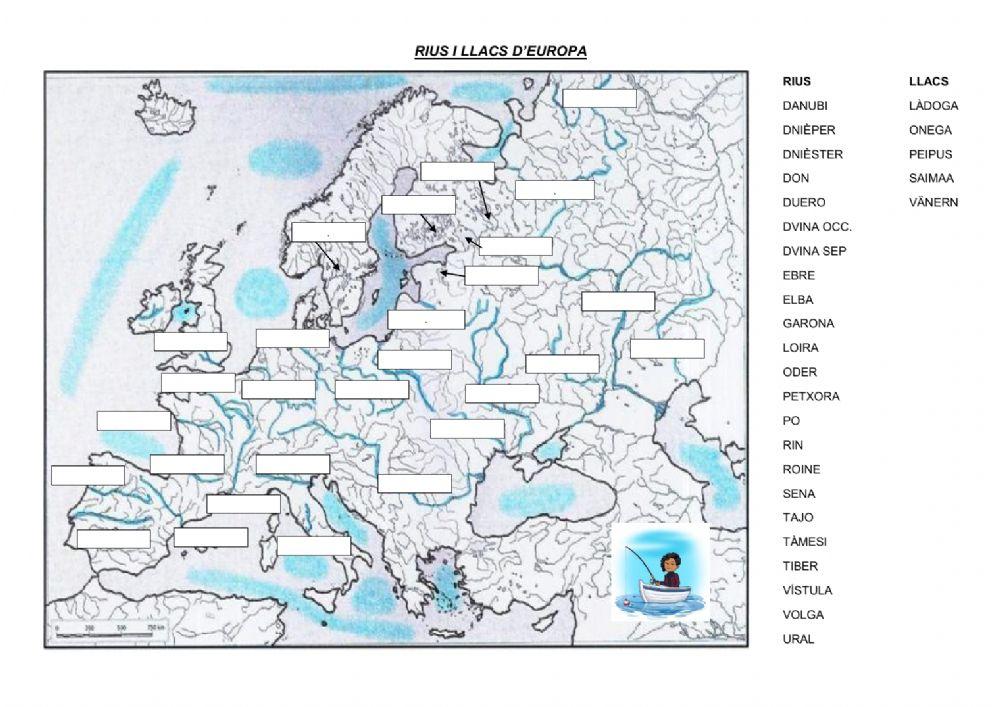 Rius i llacs d'Europa