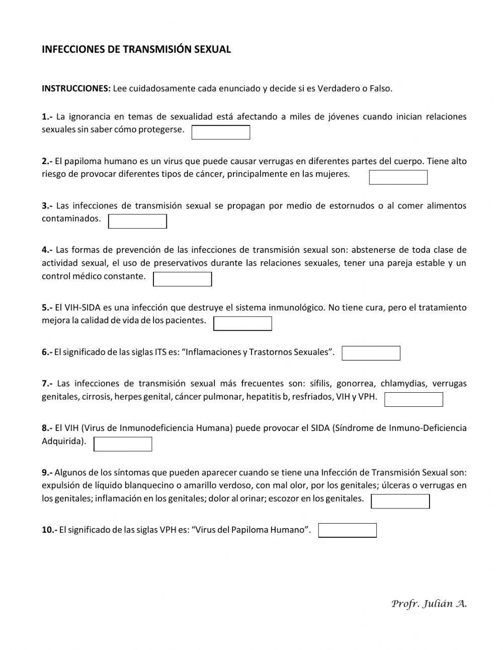 Infecciones de Transmisión Sexual