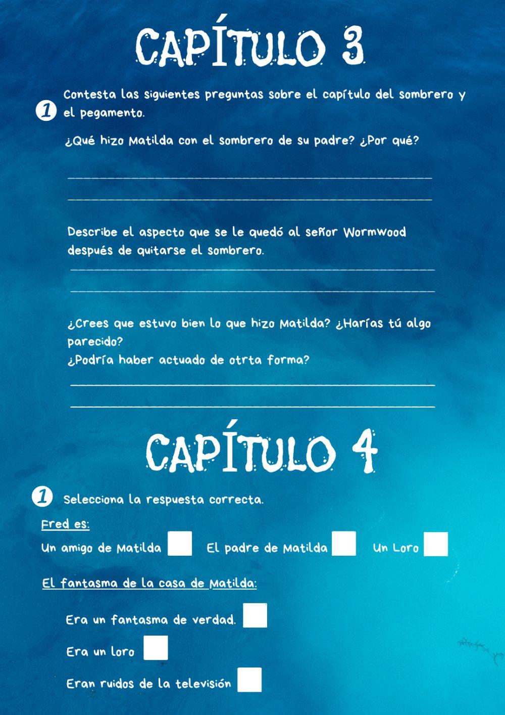Matilda- cap 3,4,5