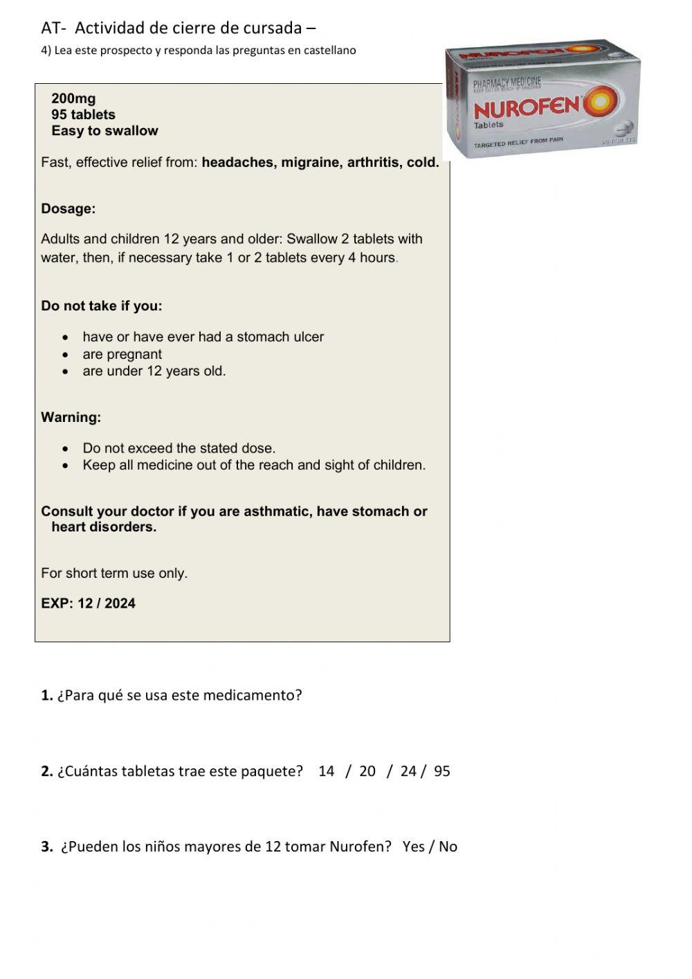 Actividad de cierre de cursada