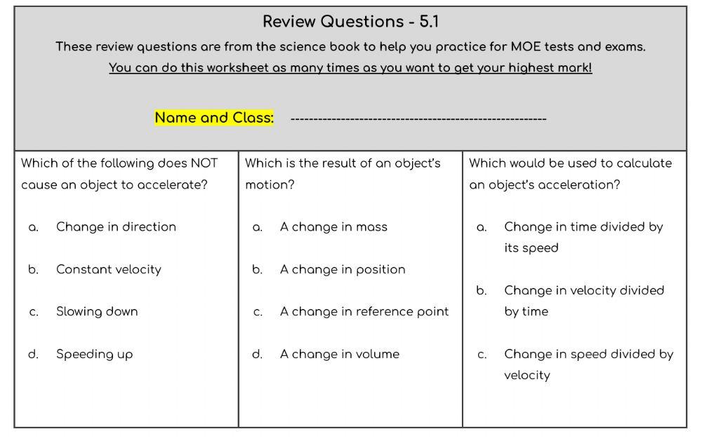 Review Questions - 5.1