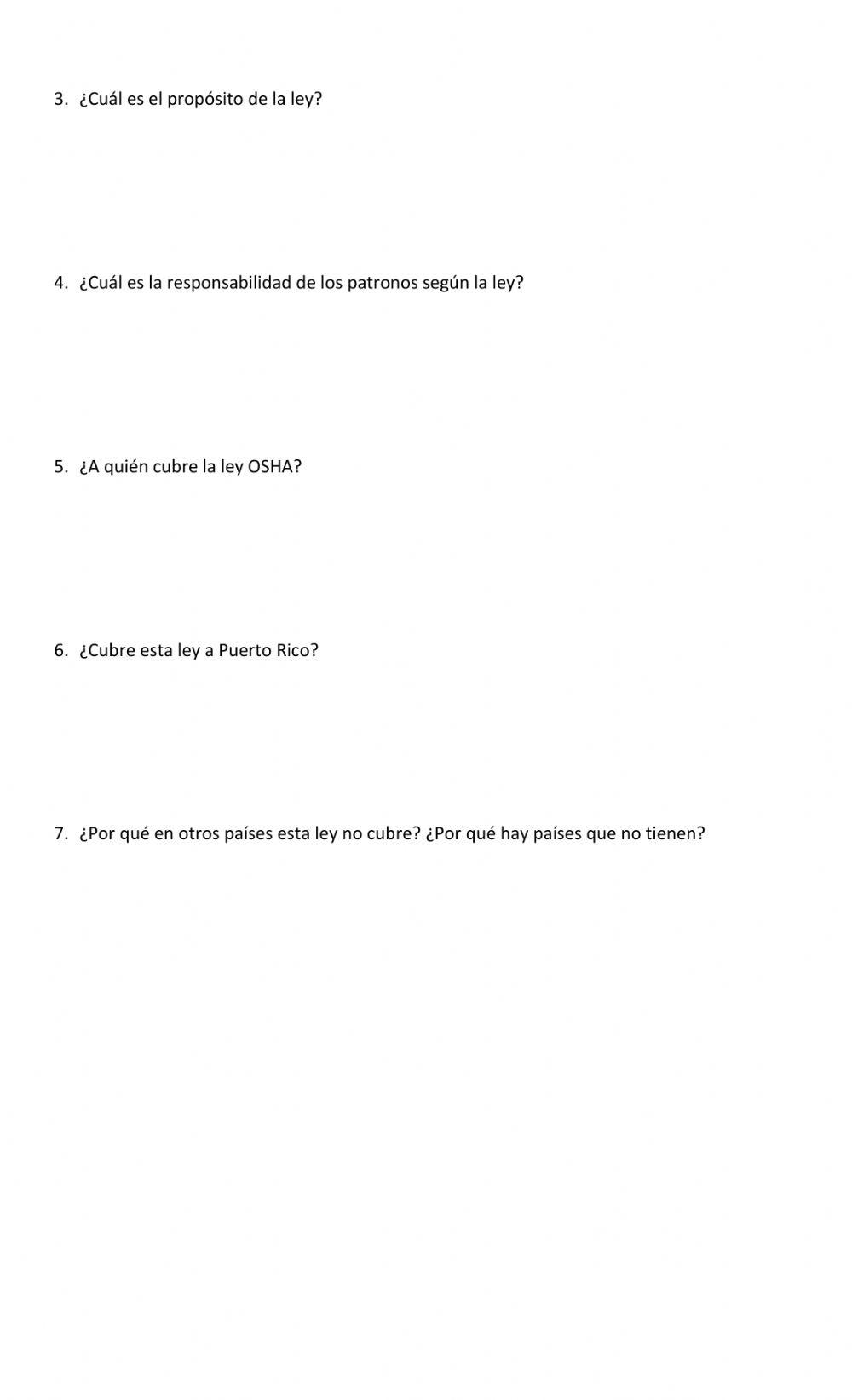 Condiciones de Trabajo Seguras y Salubres