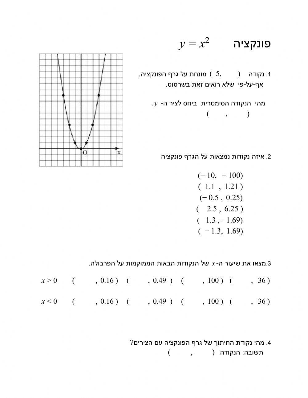פונקציה ריבועית