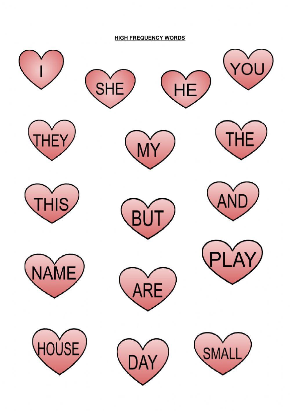 high-frequency-words-activity-for-grade-1-live-worksheets