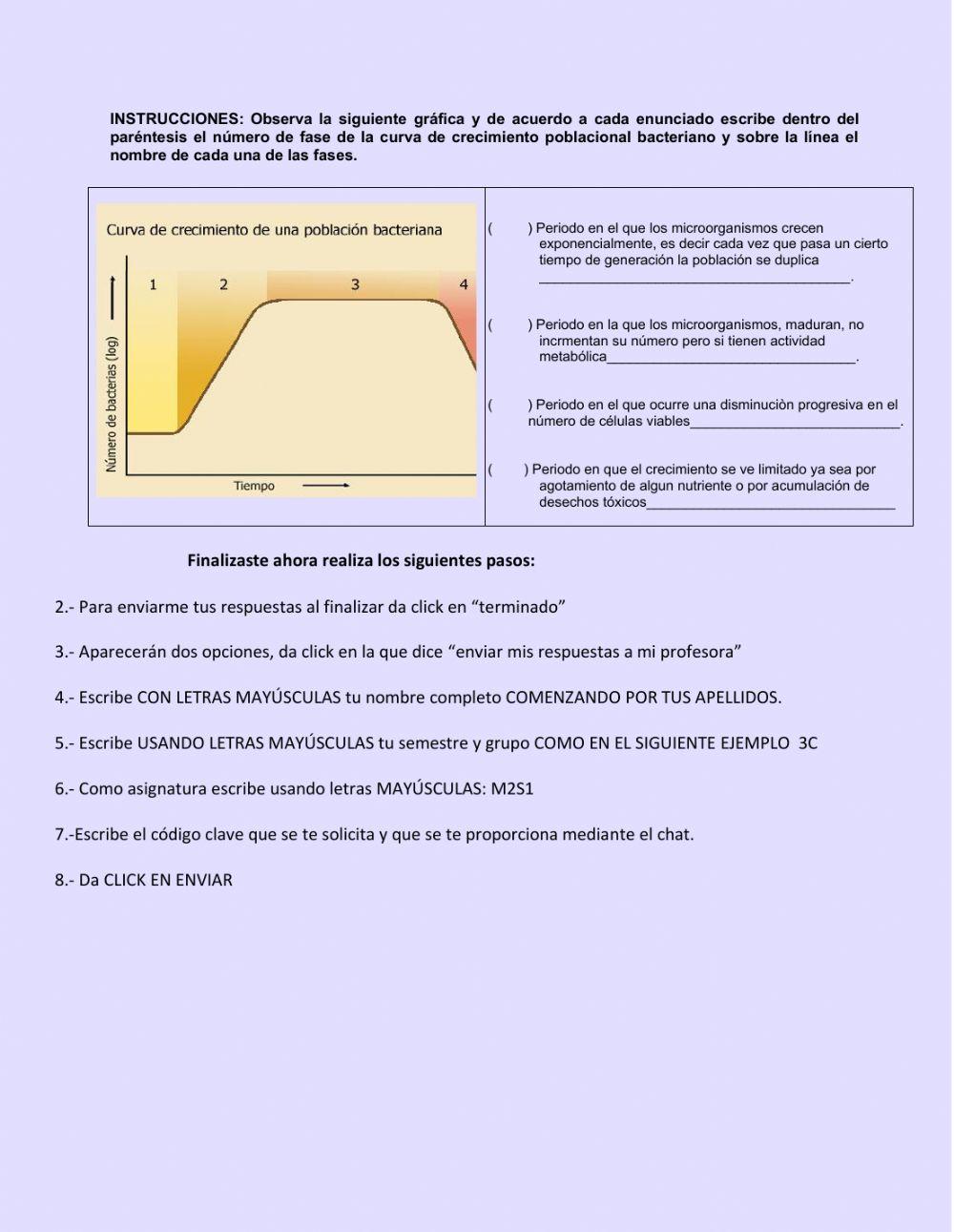 Reproducción y crecimiento bacteriano
