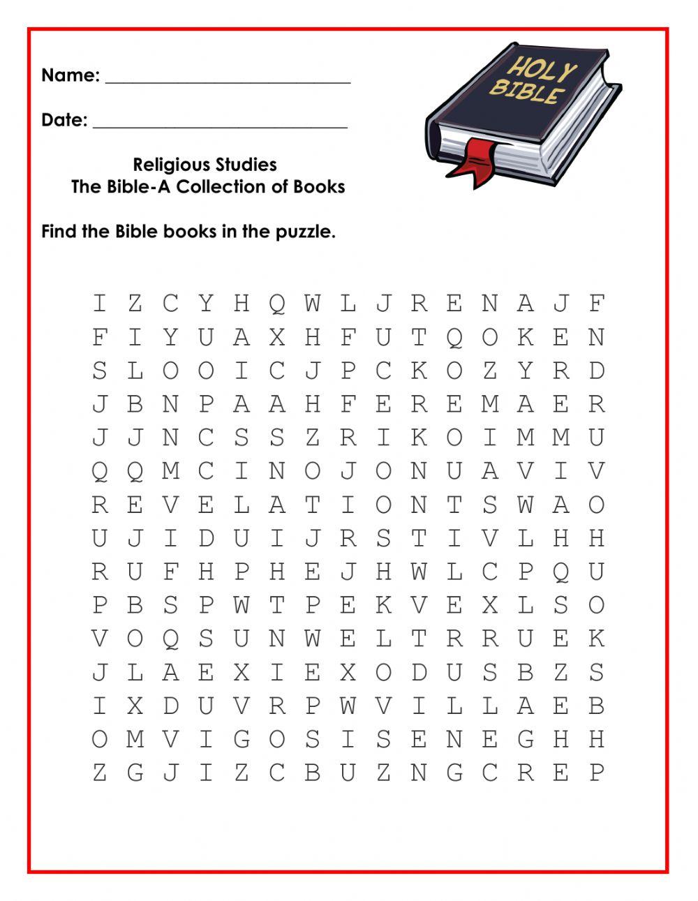 Books of the Bible Puzzle 2