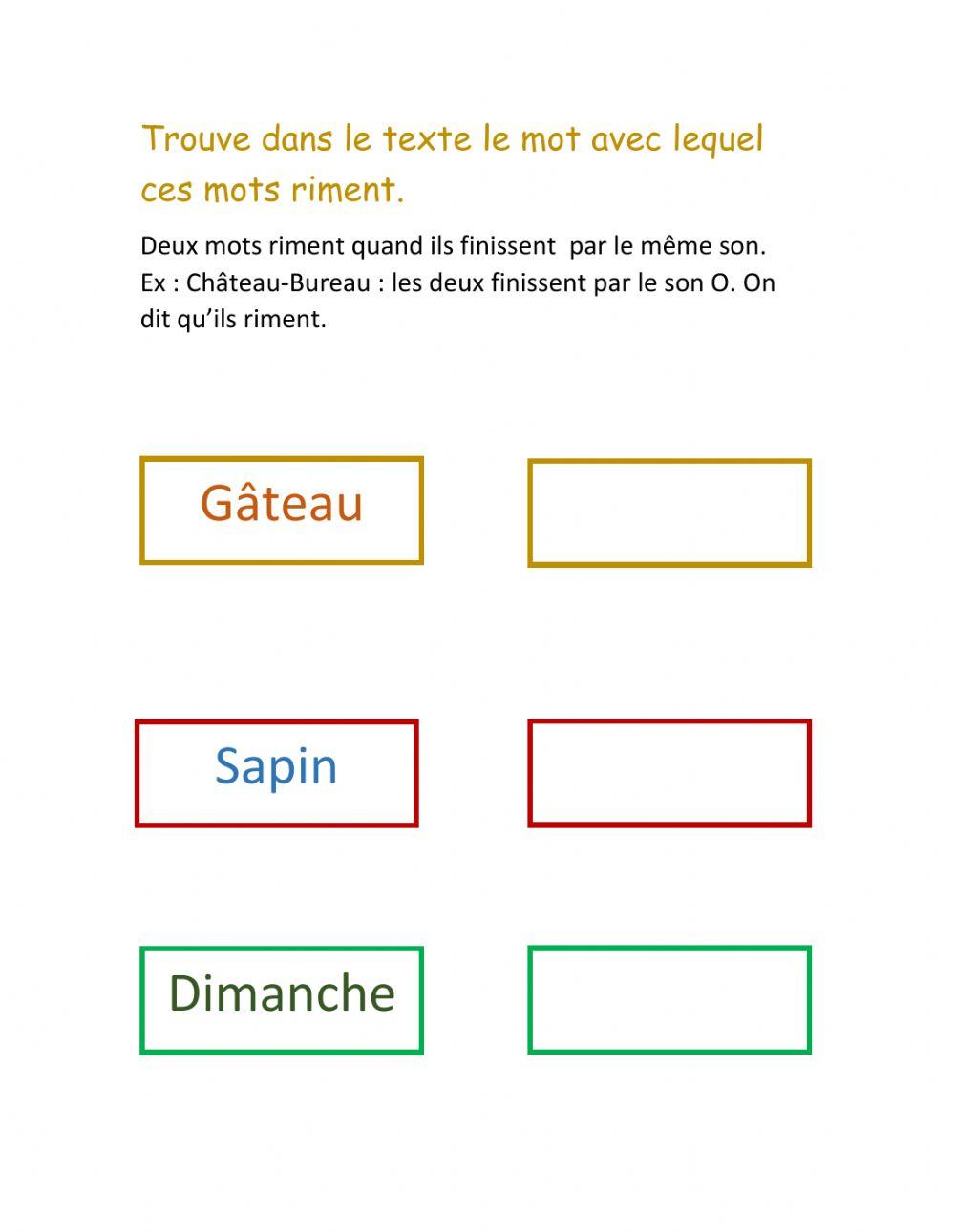 Lecture et compréhension