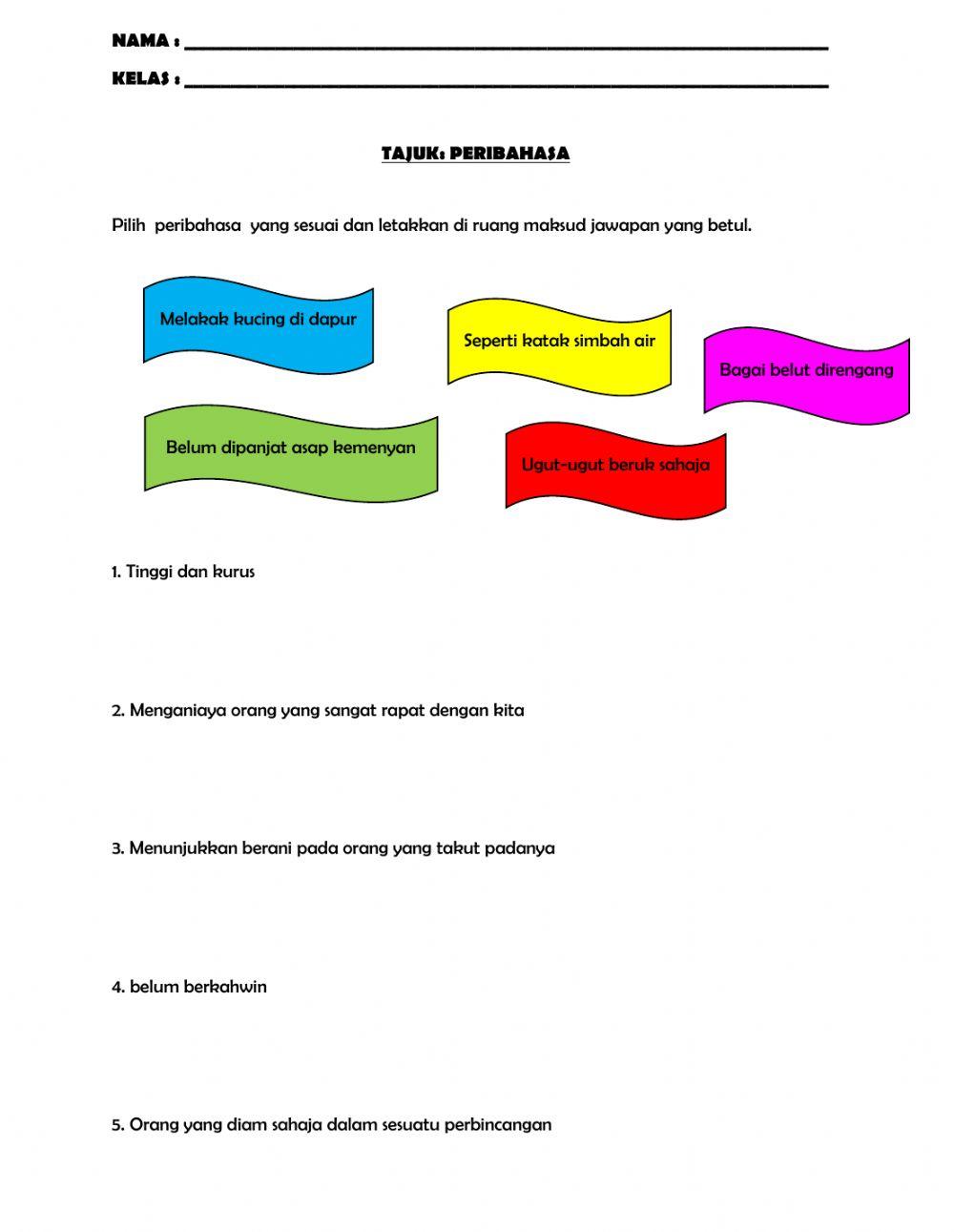 Latihan peribahasa 01