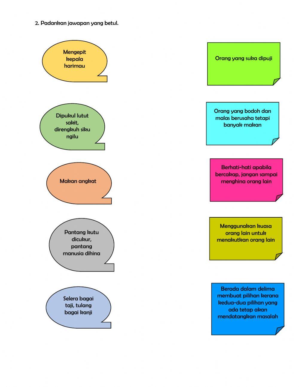 Latihan peribahasa 01
