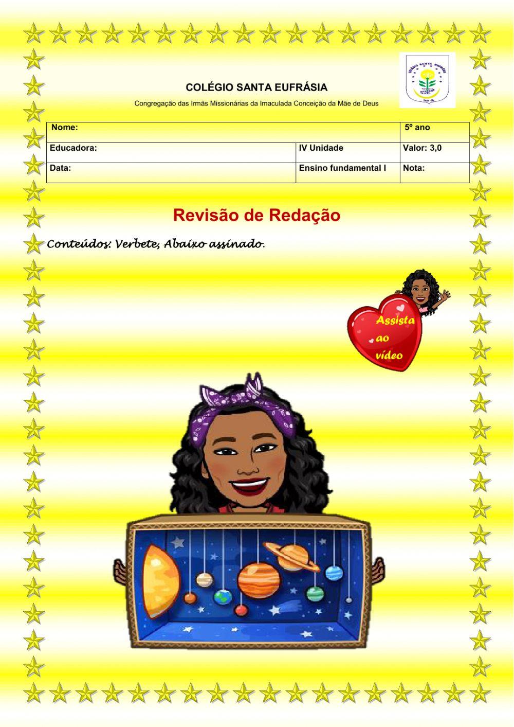 Verbetes e abaixo assinado