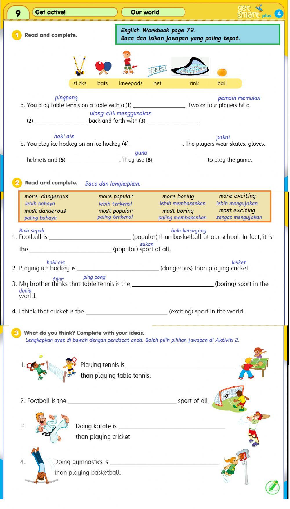 English Year 4 GetSmart Plus Module 9 page 79