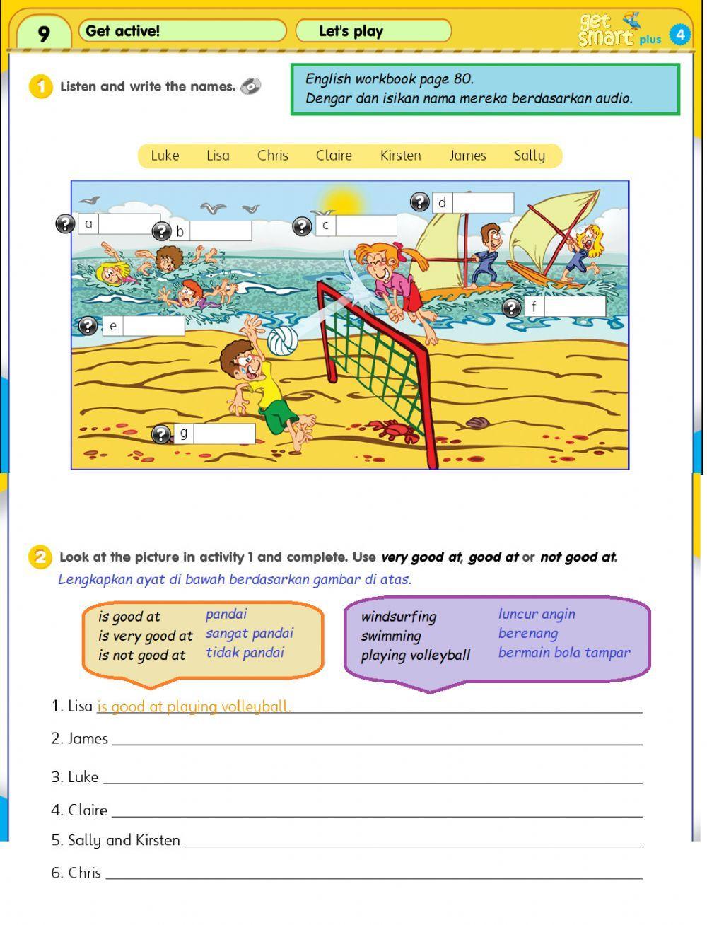 English Year 4 GetSmart Plus Module 9 page 80